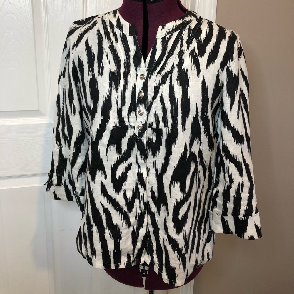 3️⃣ for $10🎉JM Collection Linen Top